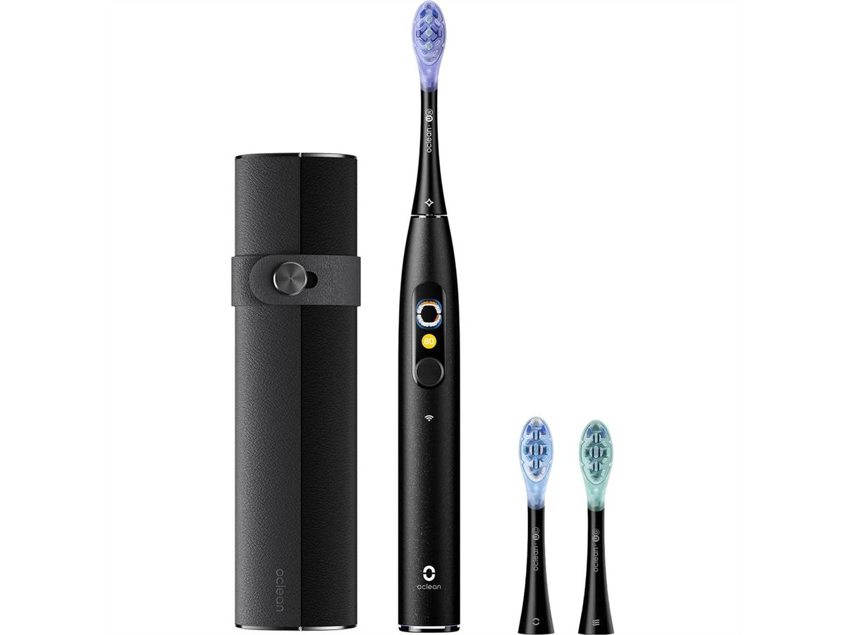 Oclean X Ultra 20 Set Schallzahnbürste Grün, 84’000 Bewegungen/min, Smart Touchscreen, 40 Tage Akku