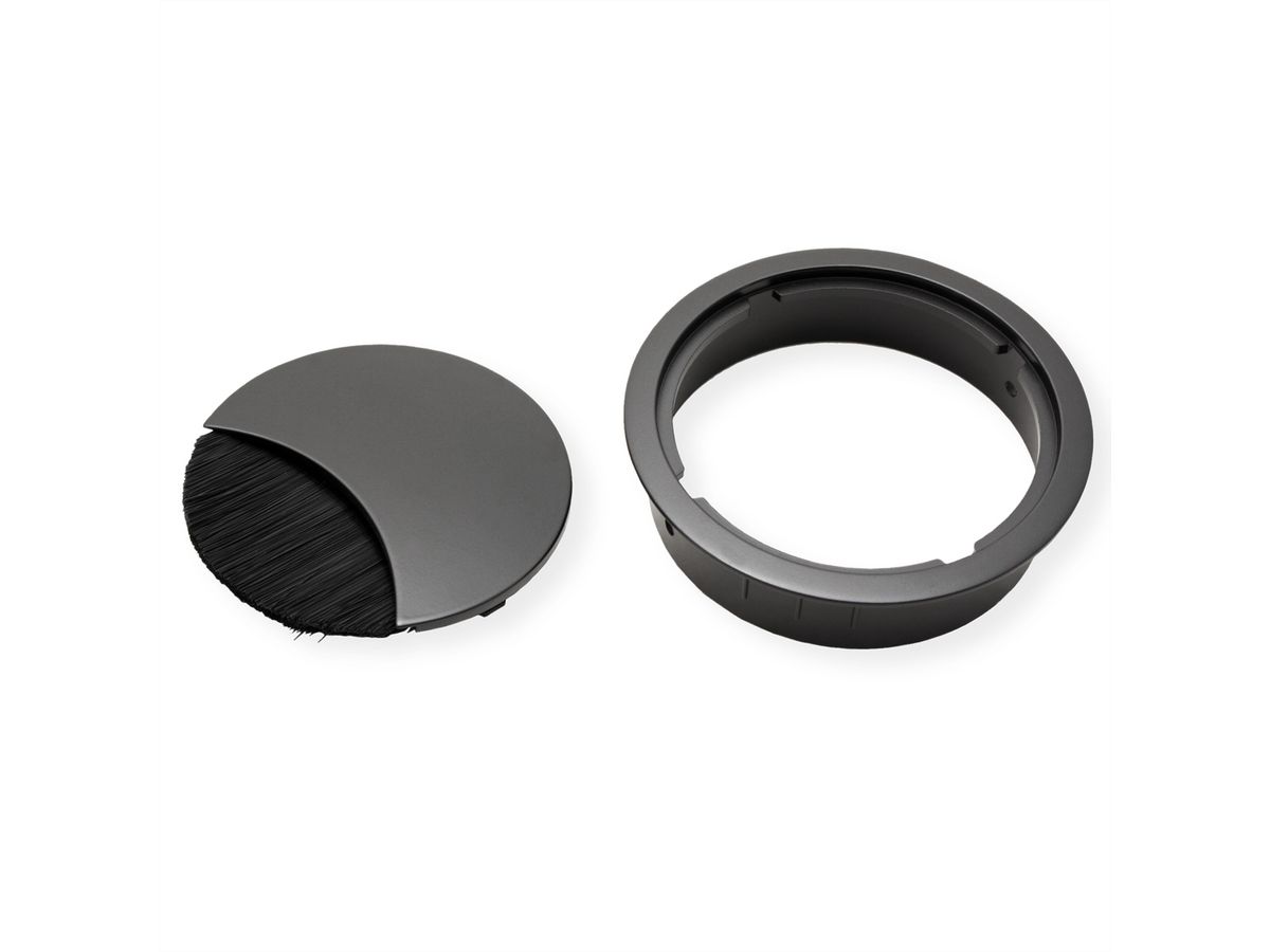 BACHMANN LOOP ROUND Passe-câbles, noir