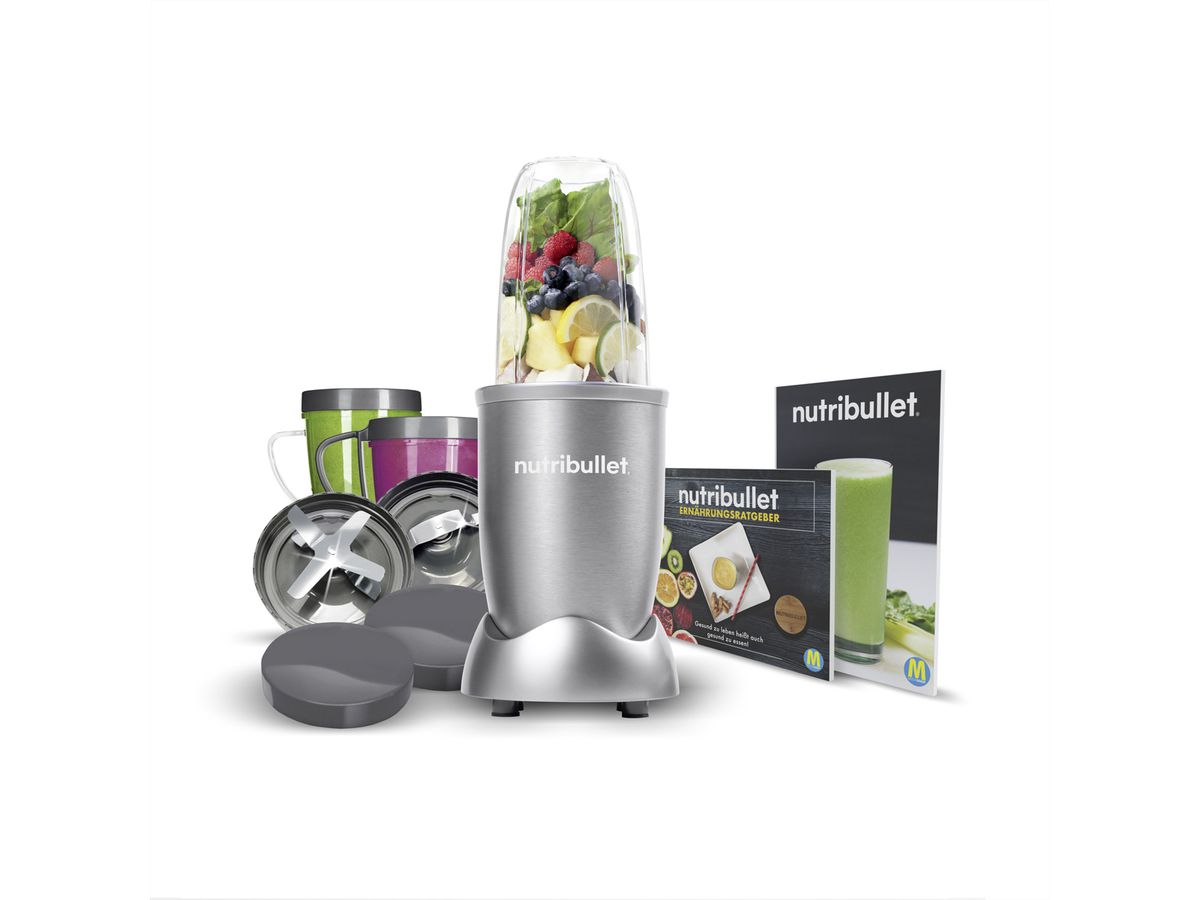 Nutribullet Nährstoffextraktor 600W, anthrazit, 12-teilig