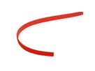 VALUE Bande auto-agrippante sur rouleau, 10mm, rouge, 25 m