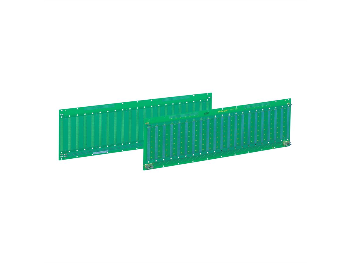 SCHROFF BUSPLATINE 3HE 28SLOT C64