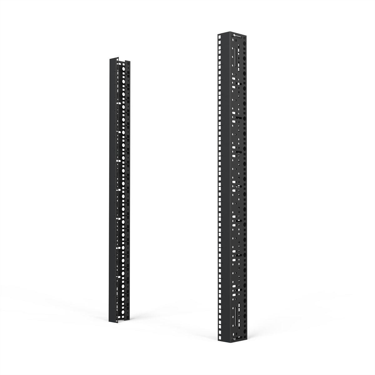 SCHROFF 19"-Winkelprofil mit Universal-Lochung (EIA), RAL 7035 - WINKELPROFIL 19"20HE 7035(2X)