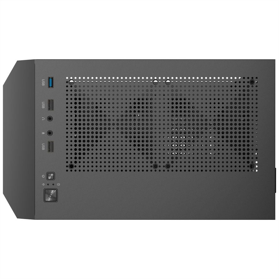 ANTEC AX20 PC Gehäuse Midi Tower Gaming Black ATX, schwarz