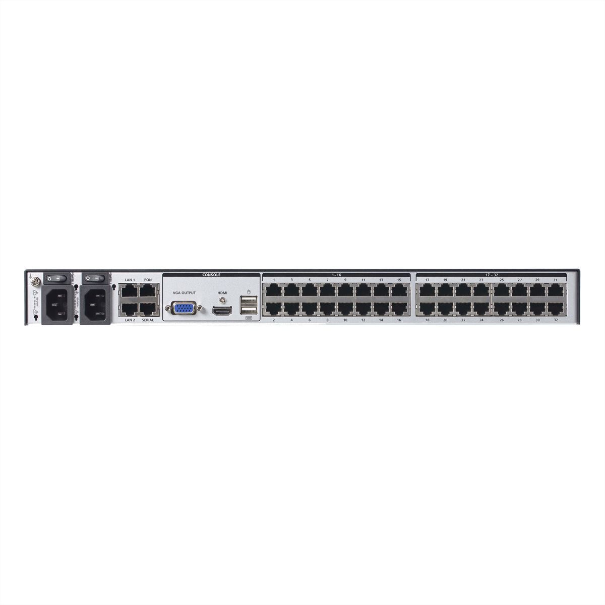 ATEN KN1132VB Commutateur KVM sur IP Cat 5 Multi-Interface 32-Ports, 1-Local/1-Remote Access