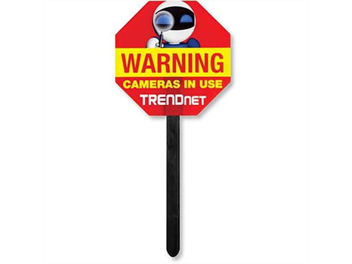 TRENDnet TV-SS1 Video Surveillance Yard Sign