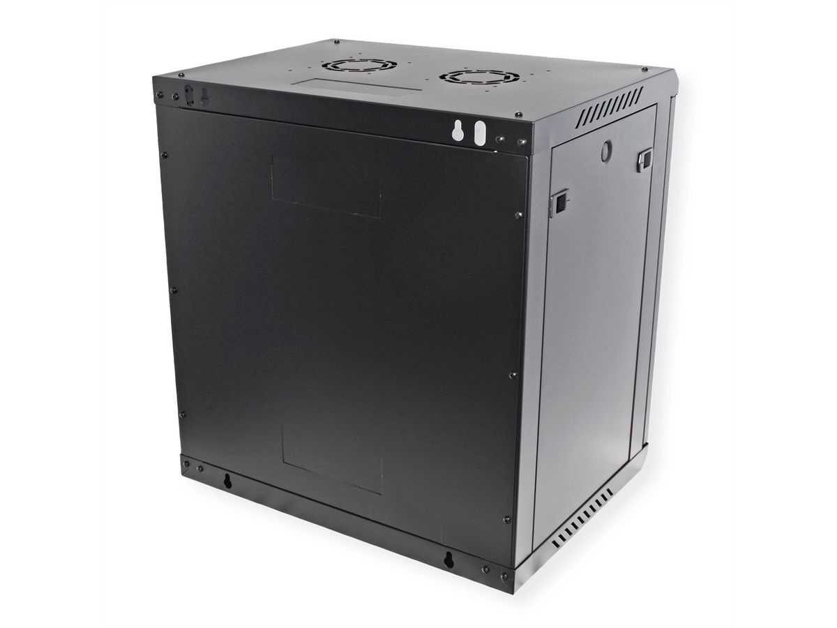 ROLINE 19-Zoll Wandgehäuse Basic Plus 12HE, 600x450 BxT schwarz