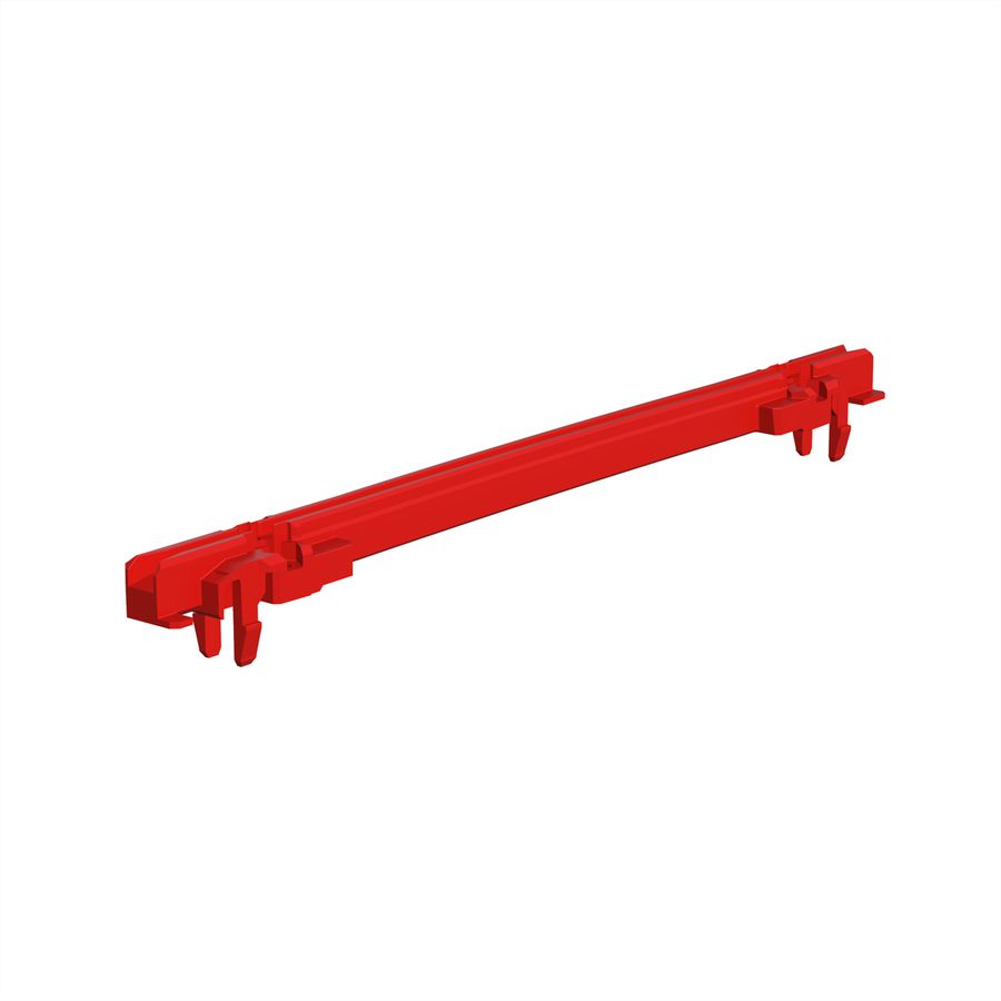 SCHROFF FUEHRUNGSSCHIENE STD 70T 2MM ROT