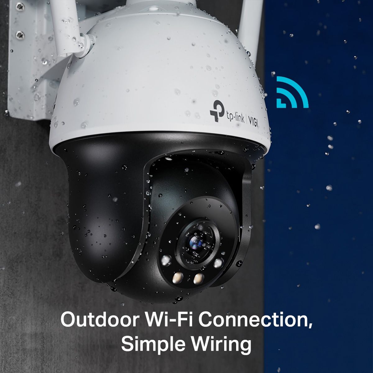 TP-Link VIGI C540-W(4mm) PT-Caméra 4 MP, 79°, IR-LED 30m, WiFi