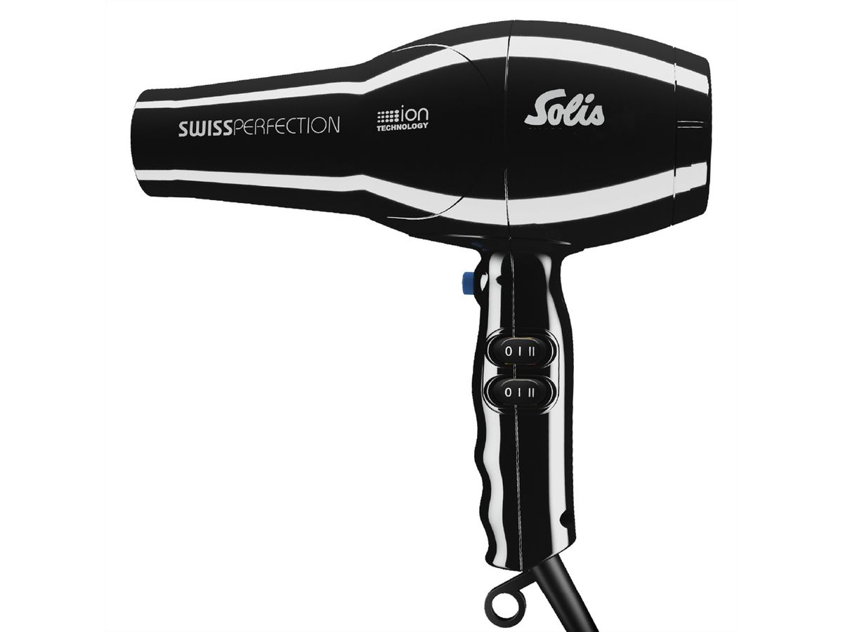 Solis Haarföhn Swiss Perfection 440, schwarz