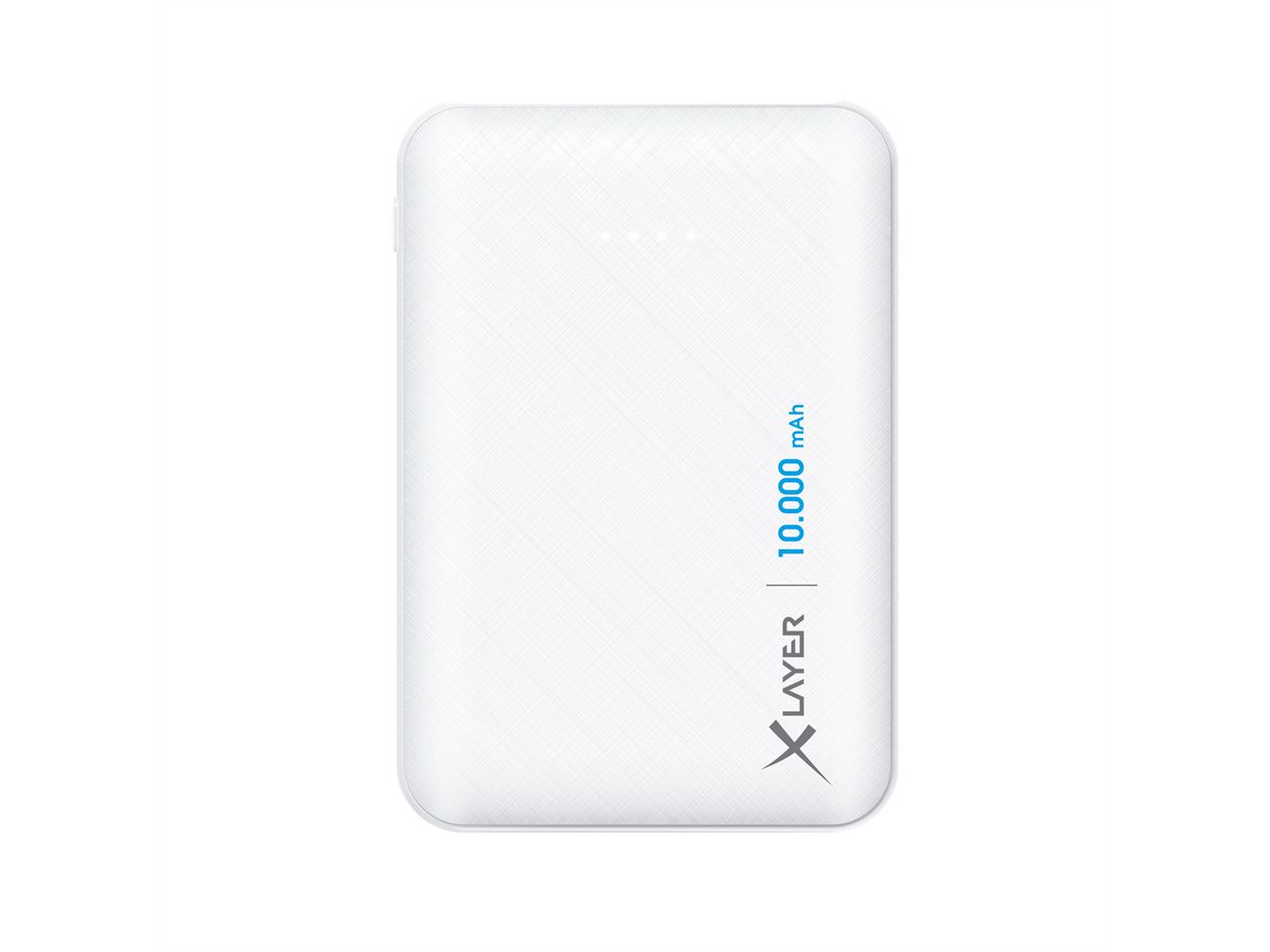 Xlayer Powerbank Micro weiss 10.000 mAh