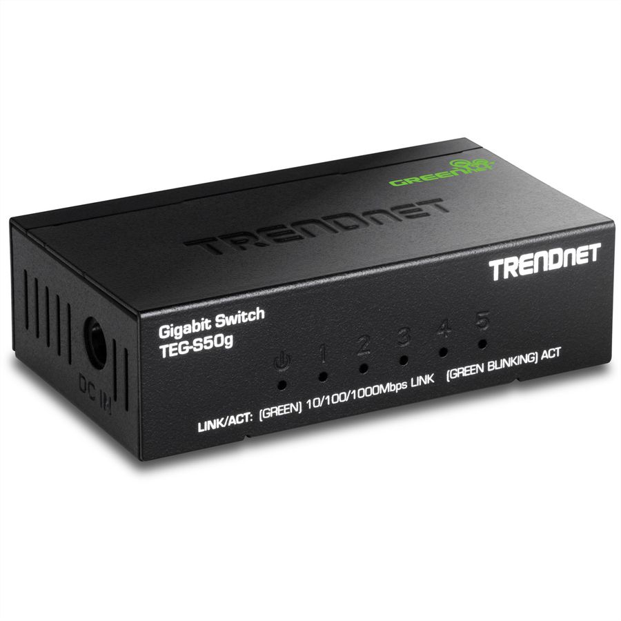 TRENDnet TEG-S50G Switch GREENnet Gigabit à 5 ports