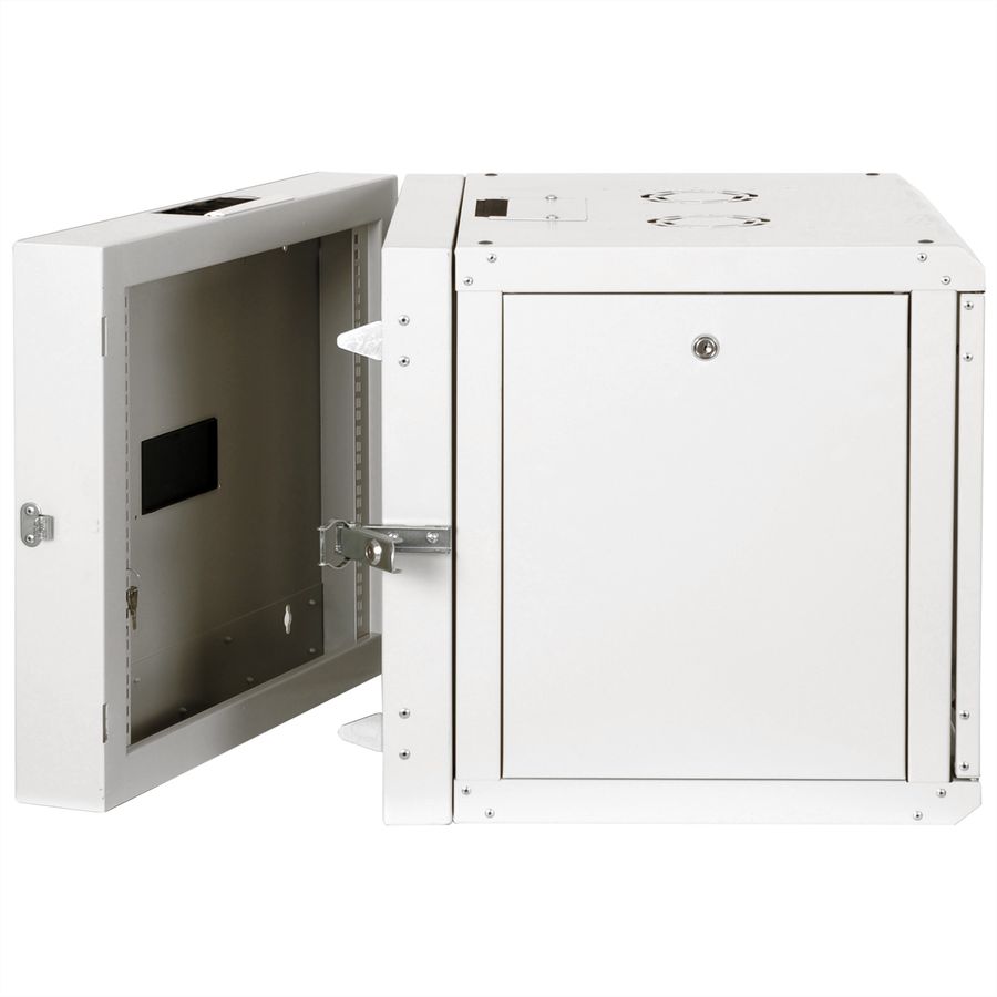 ROLINE 19-Zoll Wandgehäuse Pro 9 HE, 600x600 BxT zweiteilig schwenkbar grau