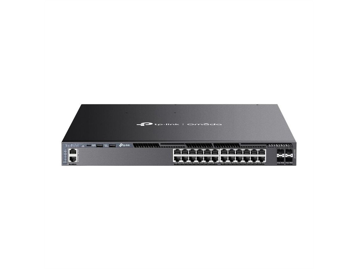 TP-Link SG6428XHP Switch , 24x Gigabit PoE+ RJ45, 4x 10G SFP+ Slots