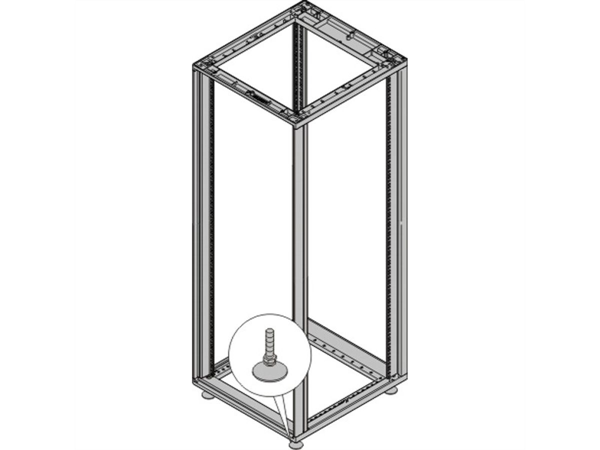 SCHROFF Novastar Pieds réglables