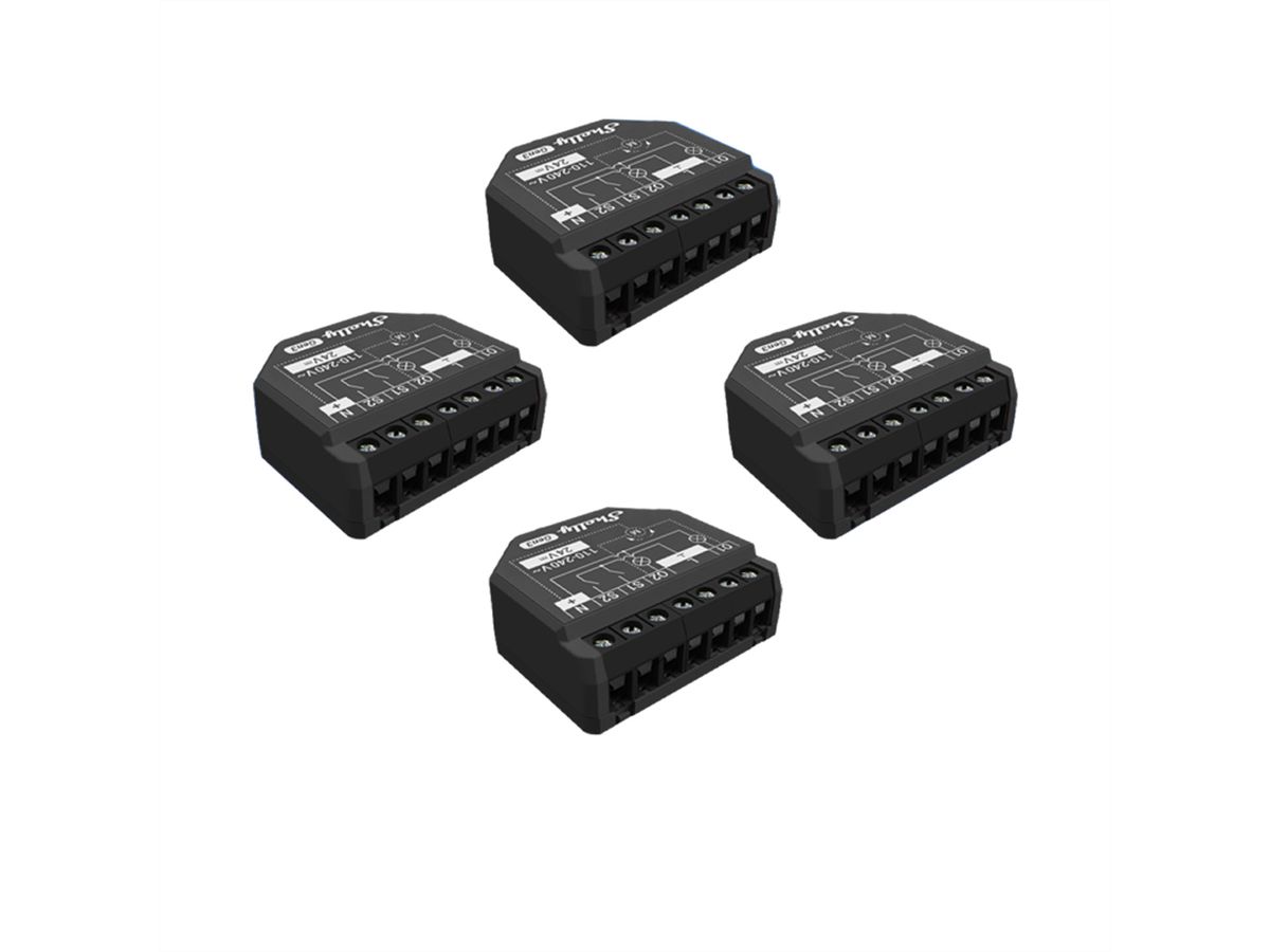 Shelly Acteur de switch 2PM Gen3, (Quadro Pack)