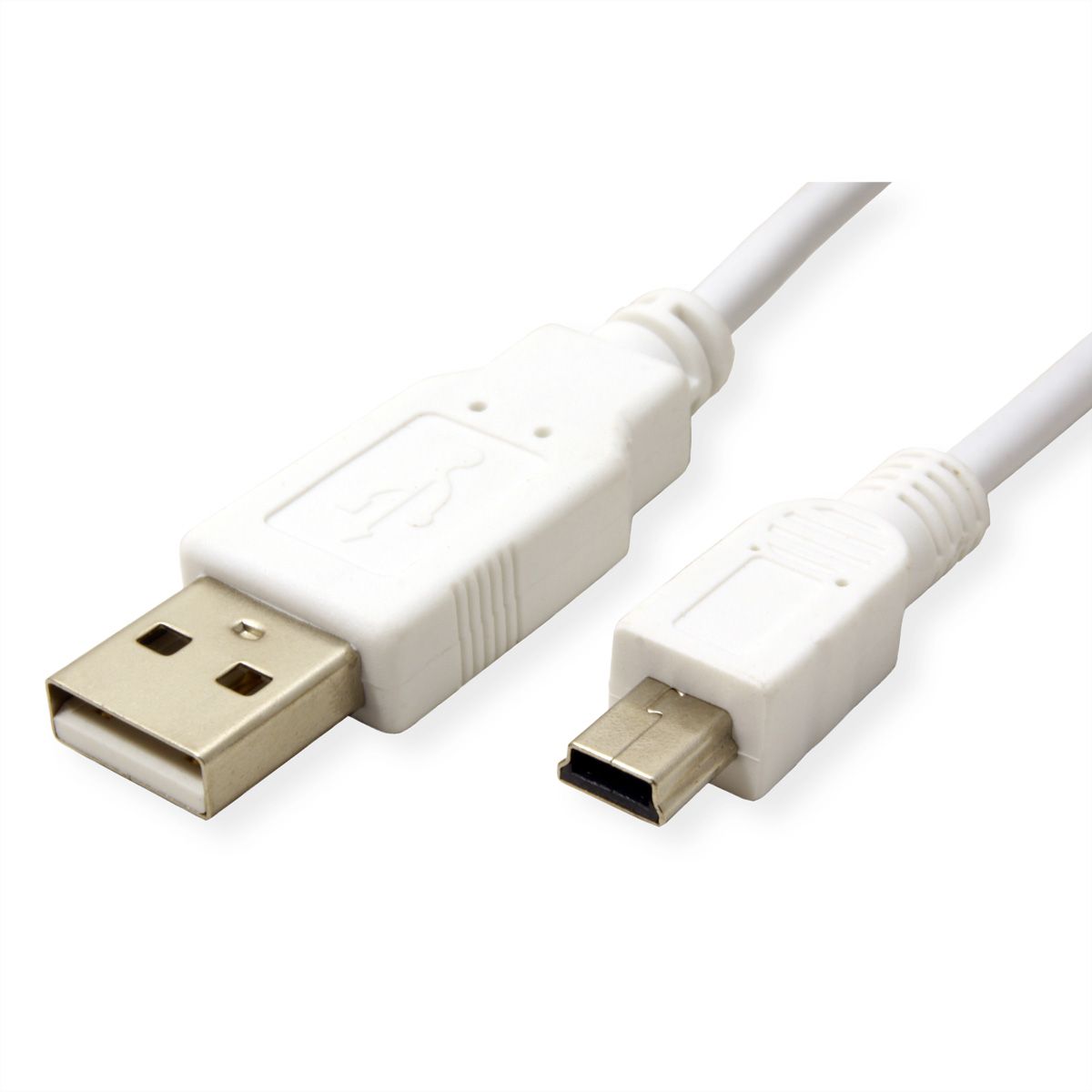 VALUE Câble USB 2.0, type A - mini 5-broches, blanc, 1,8 m