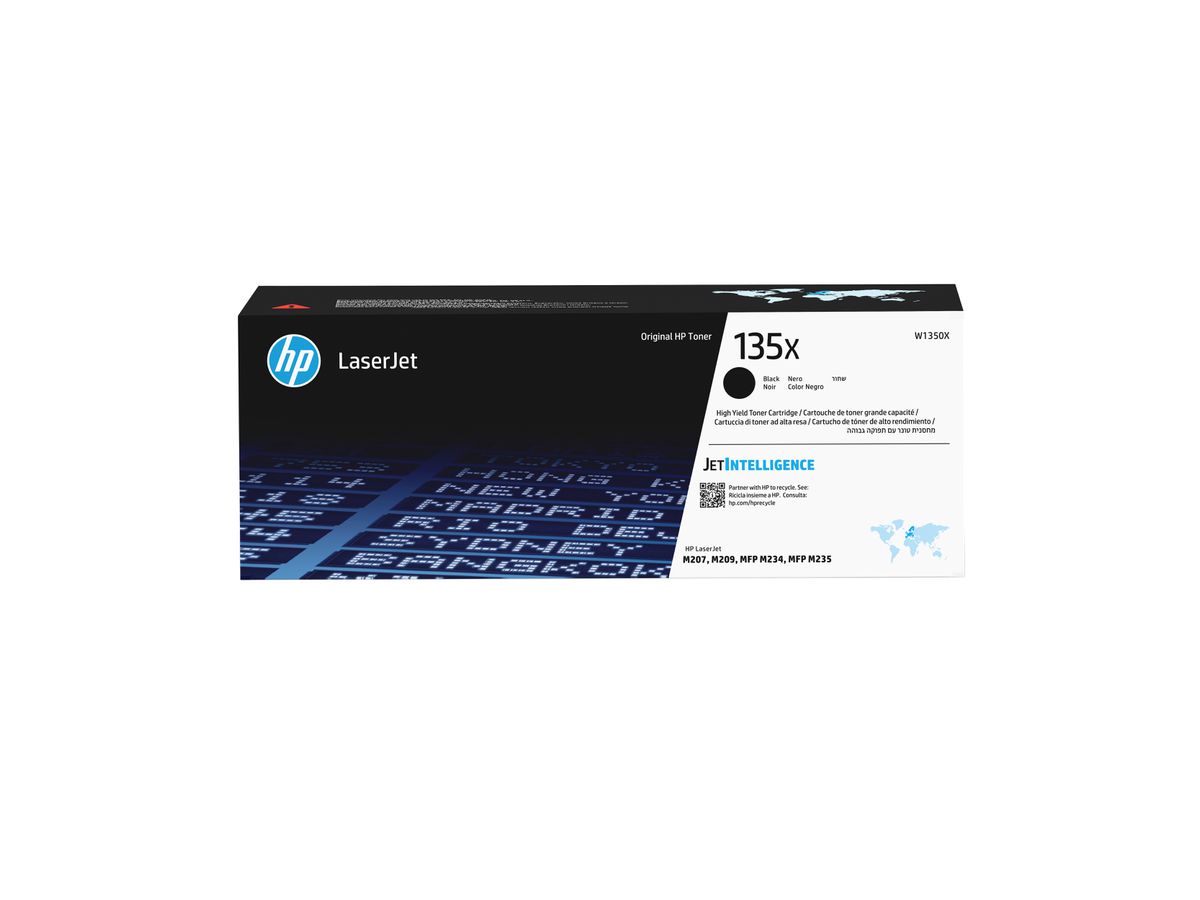 HP LaserJet Cartouche de toner noir haute capacité authentique 135X