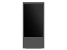 Hagor Outdoorstele ScreenOut Kiosk OH75, Outdoor, schwarz