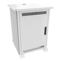 Middle Atlantic Products Forum FMR-1627D8WS Rack 16U Freistehendes Gestell Silber, Grau