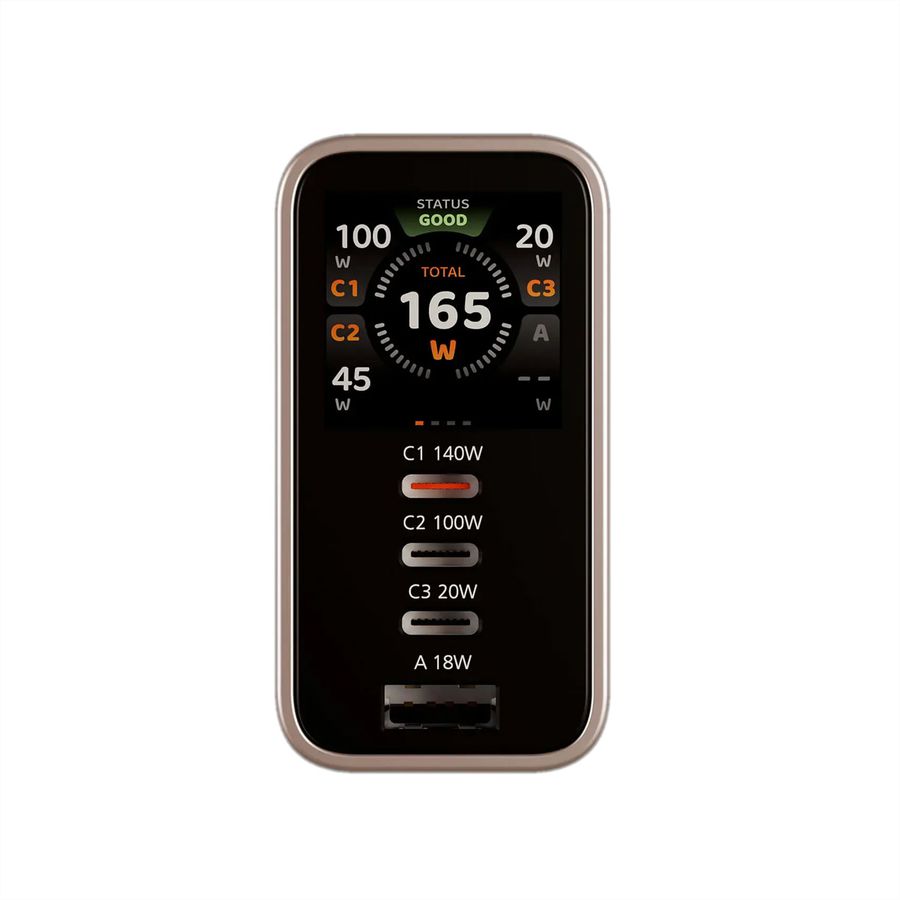 ATEN UP5165 165W 4P Smart Display Charger, GaN, 165W