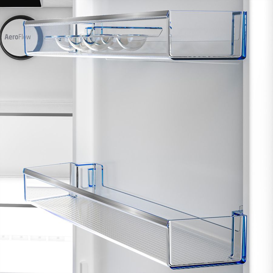 Beko Kühl-Gefrierkombination KG530, 316l, C, Dark Inox