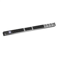 BACHMANN BN0500 19" 1HE 12xC13 Strom 2,0m Schuko