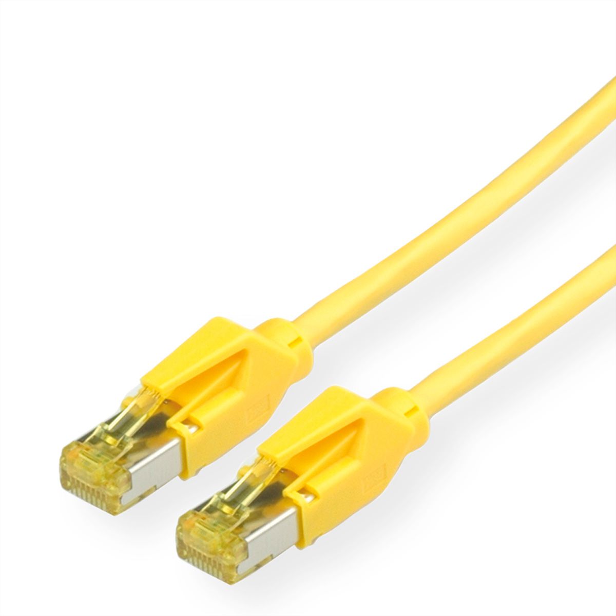 Cordon KERPEN Cat.6A (Classe EA) S/F, MegaLine F6-90, HiRose TM31, LS0H, jaune, 7 m