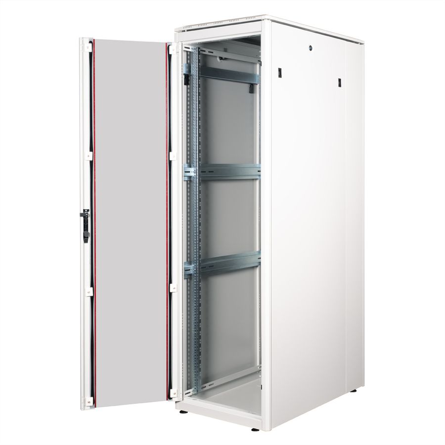 ROLINE 19-Zoll Netzwerkschrank Pro 42 HE, 600x1000 BxT Glastür grau