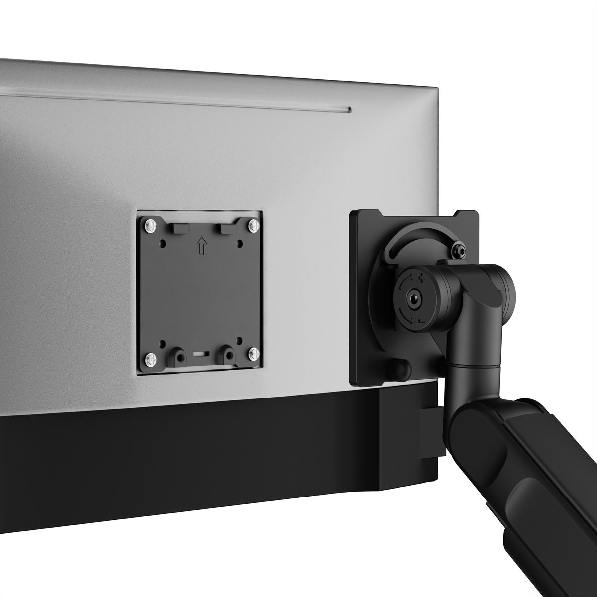 ROLINE LCD-Monitorhalterung mit Gasfeder, Wandmontage, 24-57 Zoll, bis 27 kg