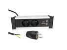 BACHMANN KAPSA S 2xUTE 1xUSB Charger Strom 2,0m CEE7/7