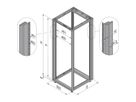 SCHROFF Châssis HD-U 12U 553B 900P 7021