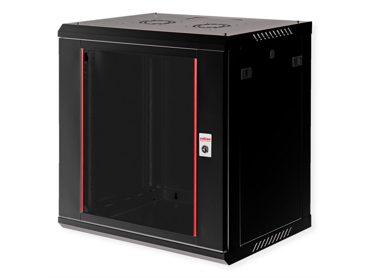 ROLINE 19-Zoll Wandgehäuse Basic Plus 12HE, 600x450 BxT schwarz
