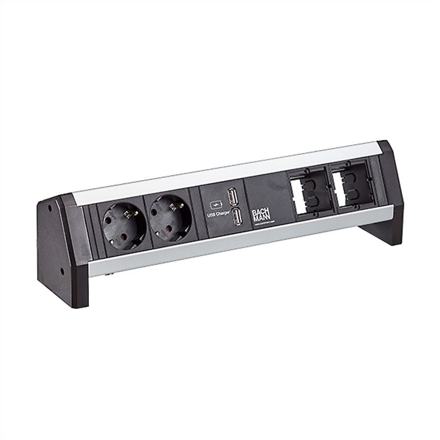 BACHMANN DESK 2xCEE7/3 1xUSB Charger