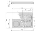 SCHROFF 19" Umlüfter, 6 Ventilatoren, 1 HE