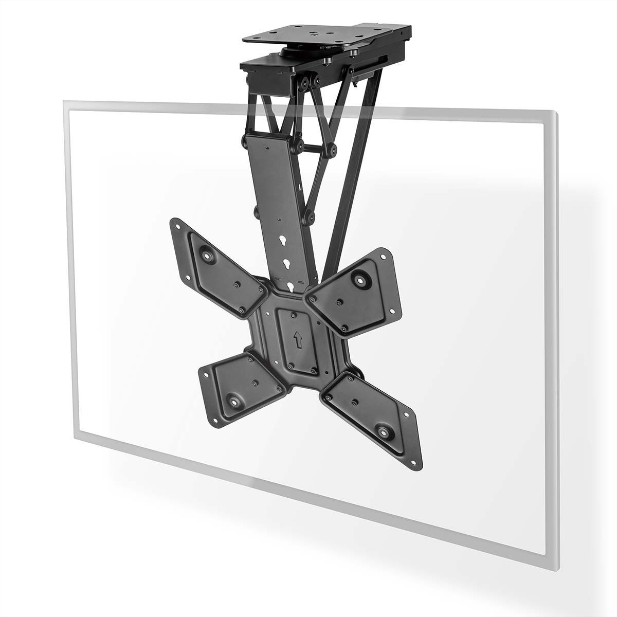Nedis SmartLife motorisierte TV-Deckenhalterung 23–65" schwarz, Decke, 30 kg, motorisiert