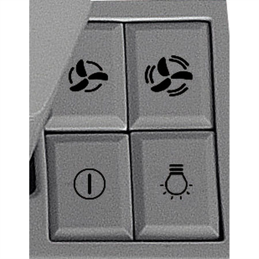 Bauknecht Flachschirmhaube DBAH65LMX, 60cm, A, Inox