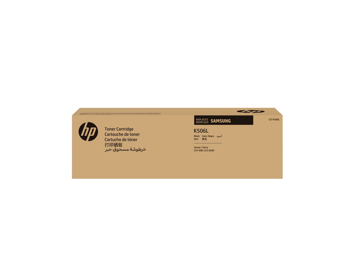 Samsung CLT-K506L Schwarz Original Tonerkartusche mit hoher Reichweite