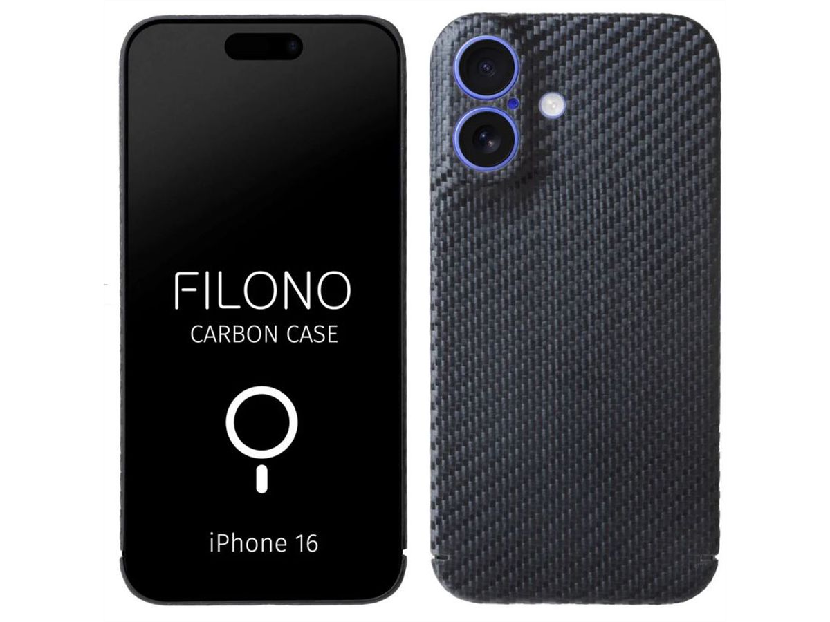 Filono Carbon Case, iPhone 16, MagSafe