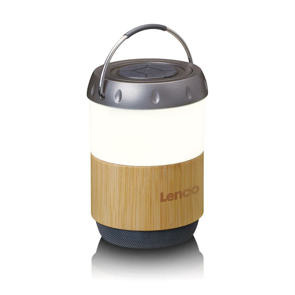 Lenco Bambus Lampe BTL-030BA, mit eingebauter Bluetooth Lautsprecher -  SECOMP AG