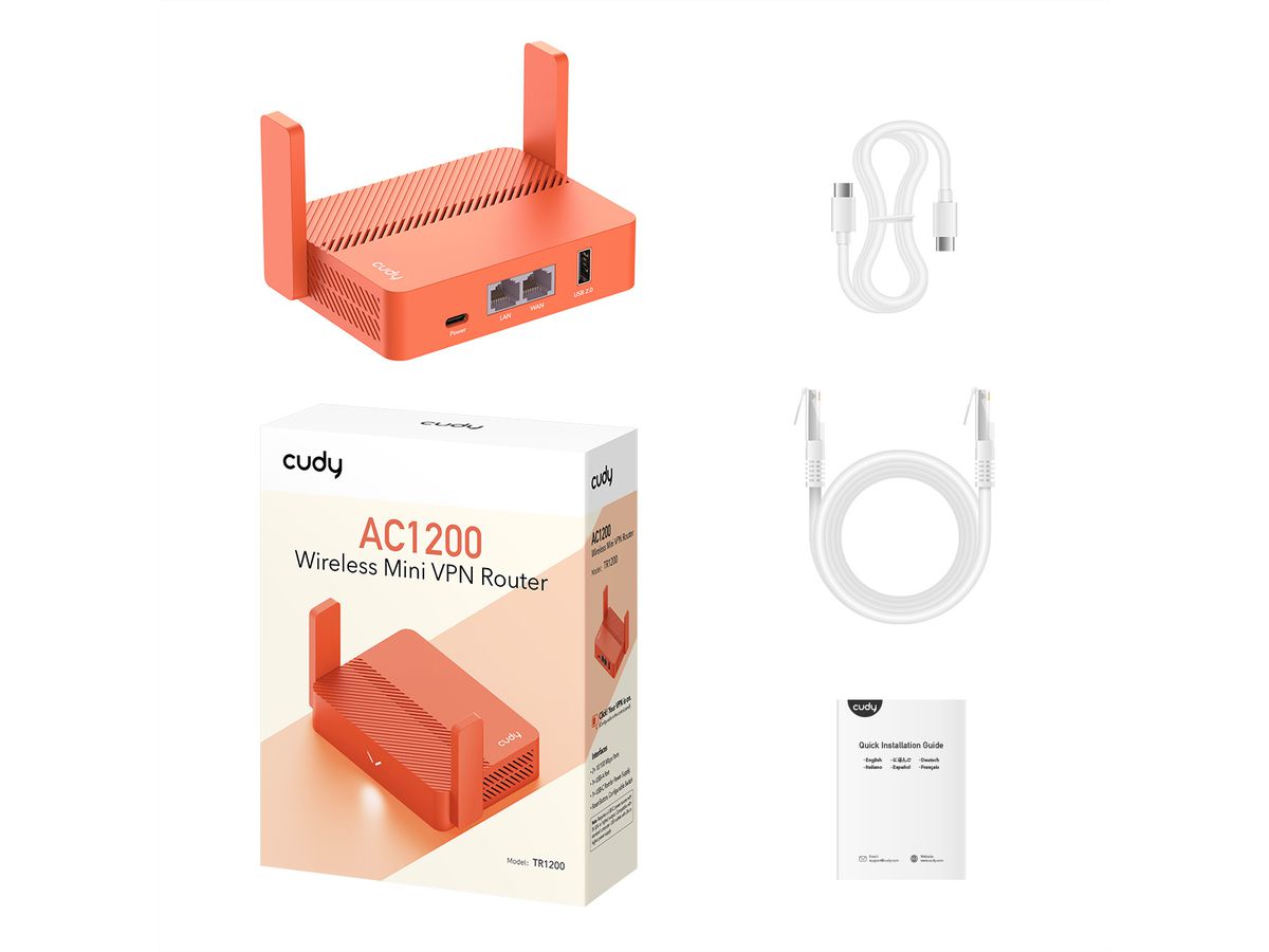 CUDY TR1200 Mini-routeur VPN sans fil