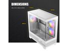ANTEC CX500M ARGB Boîtier PC Mini Tour Micro-ATX, noir