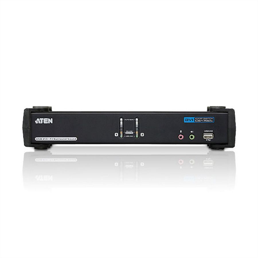 ATEN CS1782A Switch KVM Dual-Link DVI, USB, Audio, 2 ports