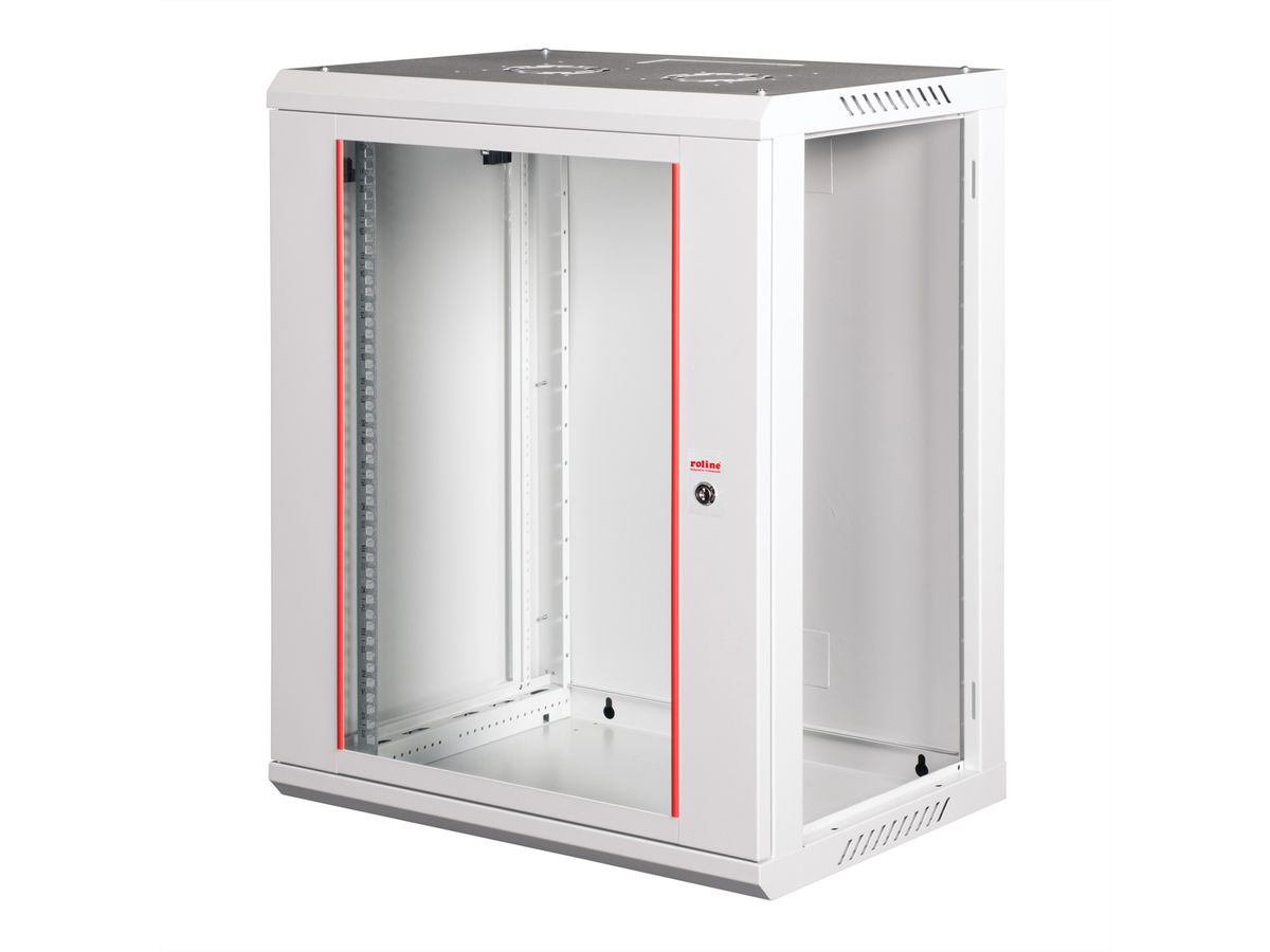 ROLINE 19-Zoll Wandgehäuse Basic Plus 18HE, 600x450 BxT grau
