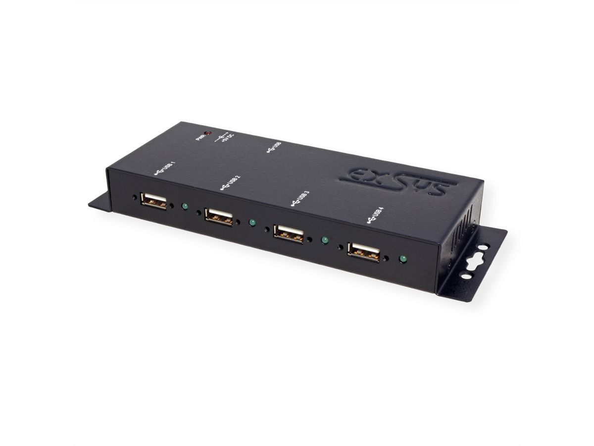 EXSYS EX-1166HMV Hub métal externe USB 2.0 vissable