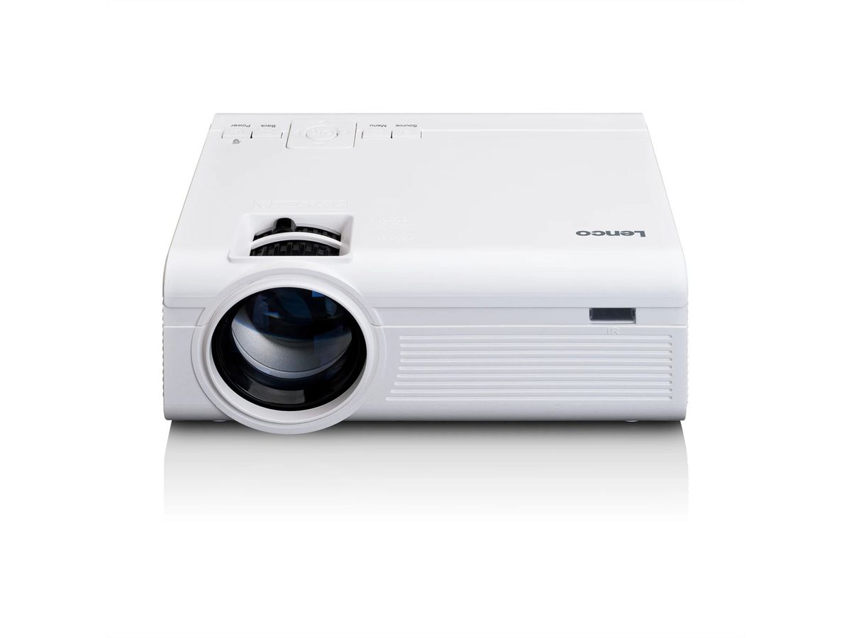 Lenco Beamer LPJ-280WH blanc, LED,, HDMI, AV-In, 2800 Lum. 3000:1