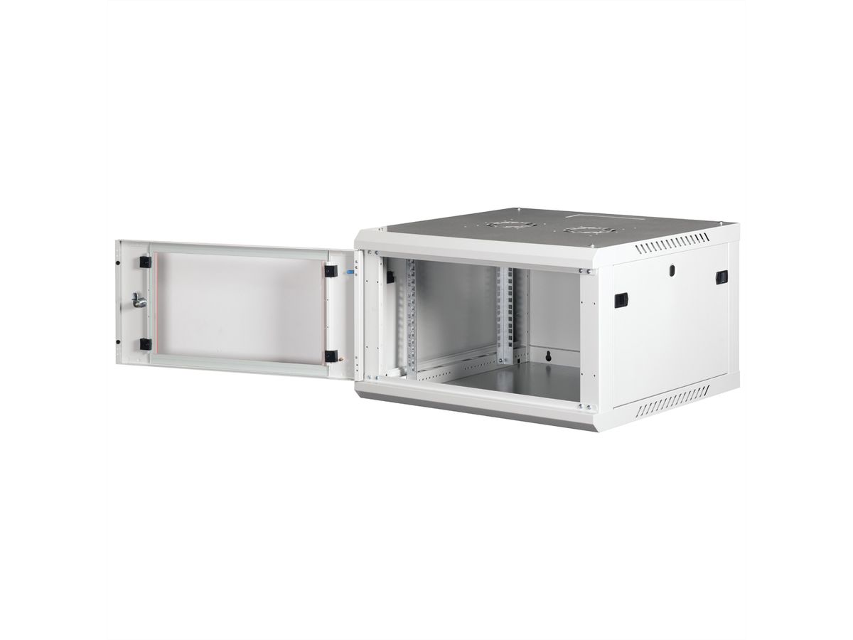 ROLINE 19-Zoll Wandgehäuse Basic Plus 6HE, 600x600 BxT grau