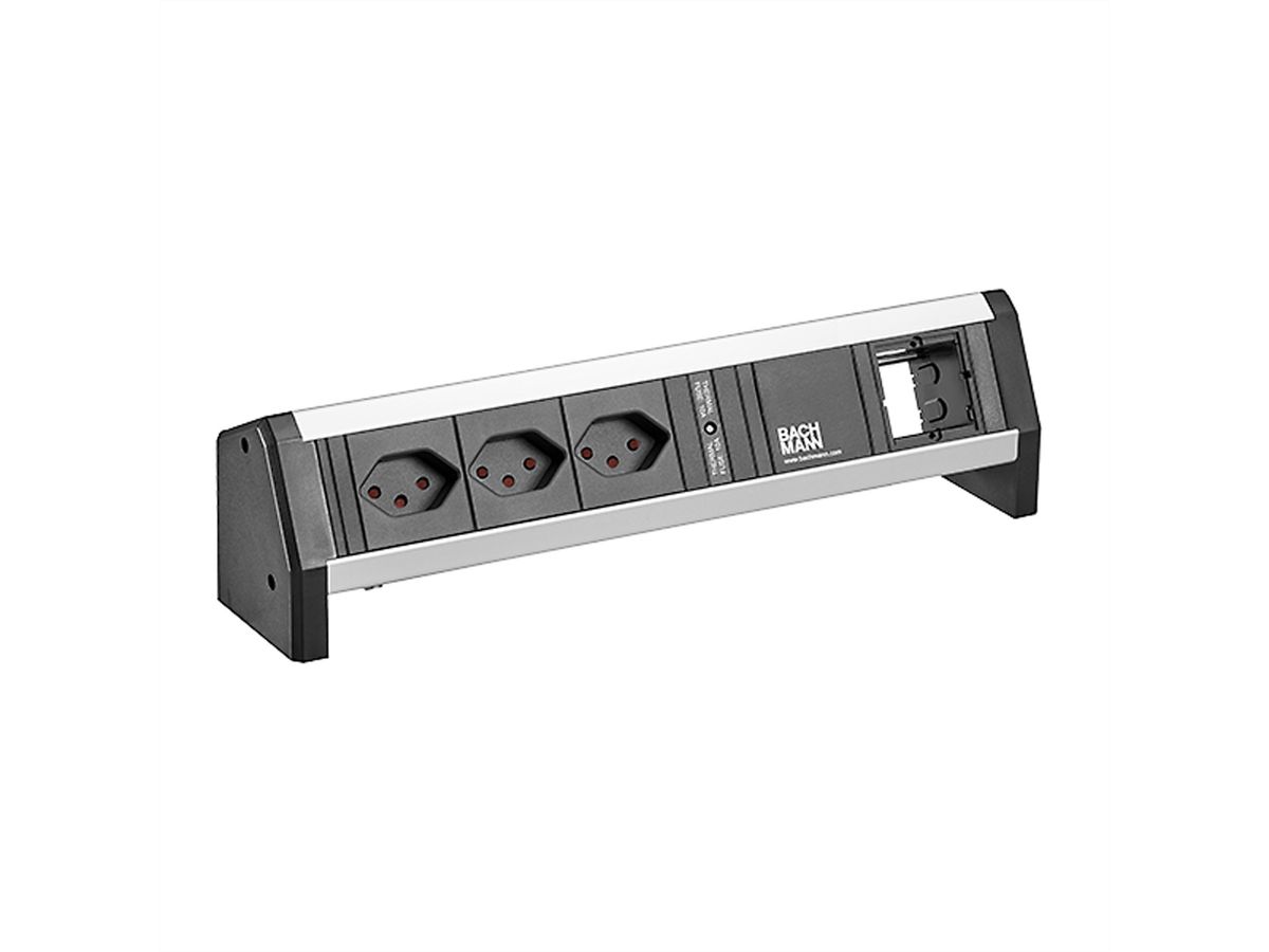 BACHMANN DESK 3xCH T13 90° 1xCM, SUISSE