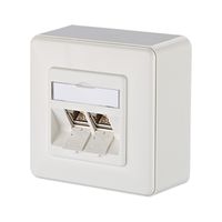 BTR Prise murale BC module 2 ports E-DAT, Cat.6 (Classe E)