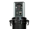 BACHMANN ELEVATOR 1xCEE7/3 1xHDMI 1xCAT6A 90° 0,5m GST18