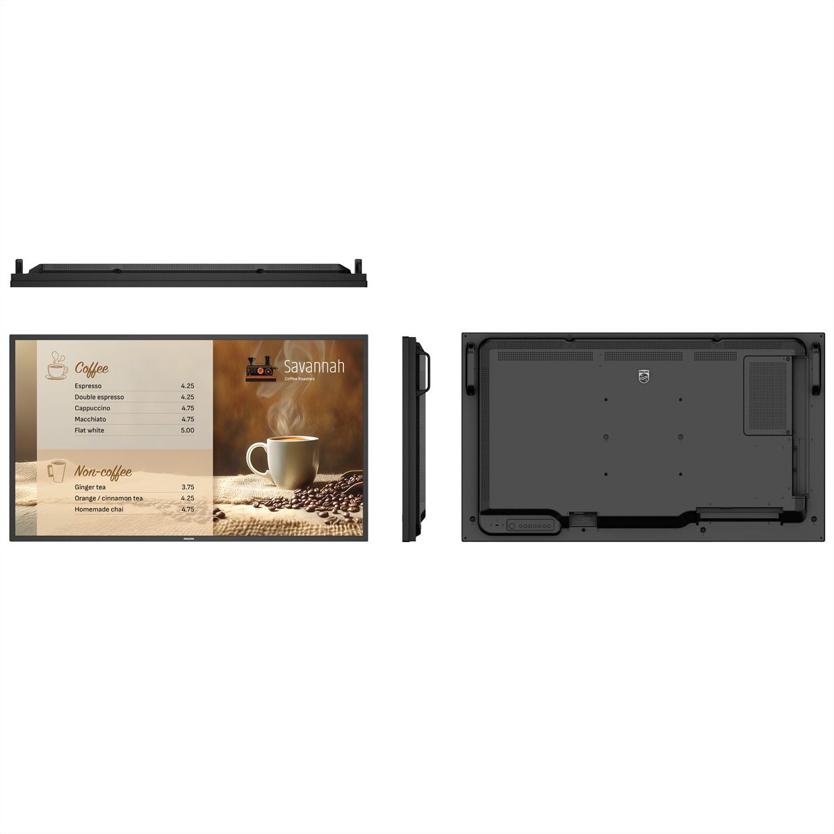 Philips Signage Display 43BDL6017P/00, 43", UHD, 24/7, 800cd/m², 25% Haze